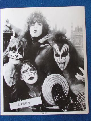 Press Promo Photo - 10 " X8 " - Kiss - 1982