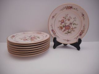 Vintage Noritake Ivory China Japan Asian Song Dessert Plates 7151 8 In All