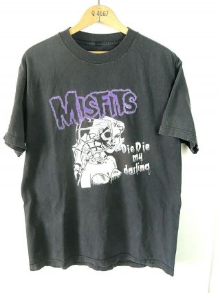 Misfits Die Die My Darling T - Shirt Size L