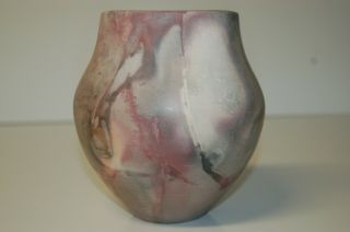 Wood Fired Salt Glazed Studio Pottery Vase created by Chuck Solberg St.  Paul,  MN 3