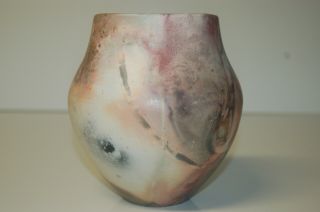 Wood Fired Salt Glazed Studio Pottery Vase created by Chuck Solberg St.  Paul,  MN 4