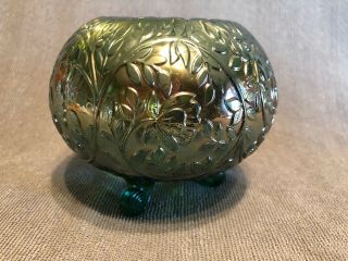 Stunning Green Westmoreland Louisa Rose Bowl.  Perfect For Any Collector.