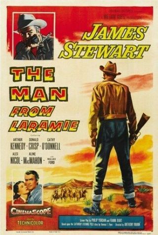 The Man From Laramie Movie Poster James Stewart Rare 2