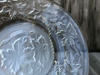 Princess House Dishes Fantasia Clear Small B&B Or Dessert Plates Set Of 3 Frost 2