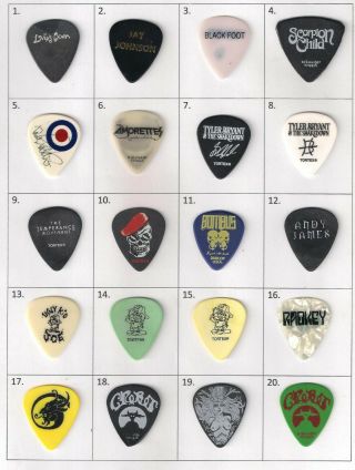 (16 Of 20) Rare And Collectable Radkey Guitar Pick / Plectrum
