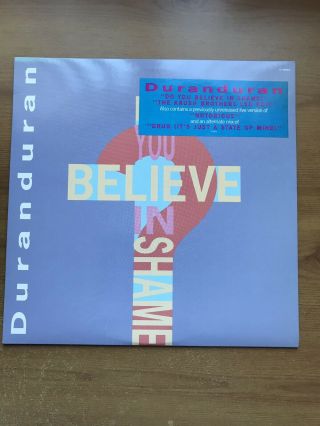 Duran Duran Do You Believe In Shame? 12 " Vinyl Single