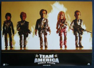 Lobby Card Team America: World Police Trey Parker 2.