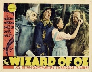The Wizard Of Oz Movie Poster Judy Garland Vintage 4