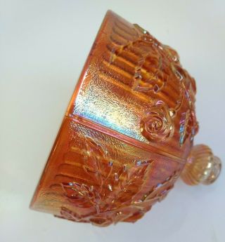 Imperial Open Rose Marigold Carnival Glass Butter Dish LID ONLY 7