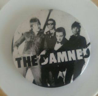 The Damned Large Vintage Metal Pin Badge From May 1977 Punk Wave 1.  75 Inches