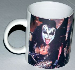 Kiss Band Gene Simmons Ace Frehley Peter Paul Official Coffee Mug 1999