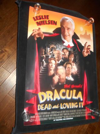 Dracula Dead And Loving It Rolled One Sheet Poster Horror Mel Brooks