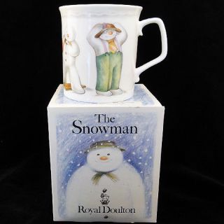 The Snowman Royal Doulton Mug 3.  6 " Playful Snowman England