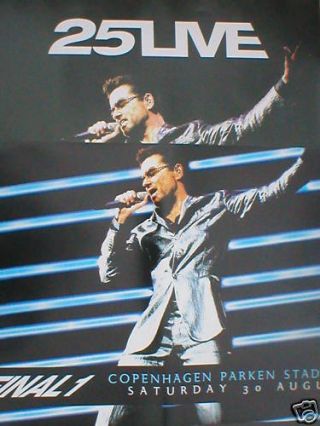 George Michael 25live/final1 Official Ex Tour Poster X 2 Wham Rare