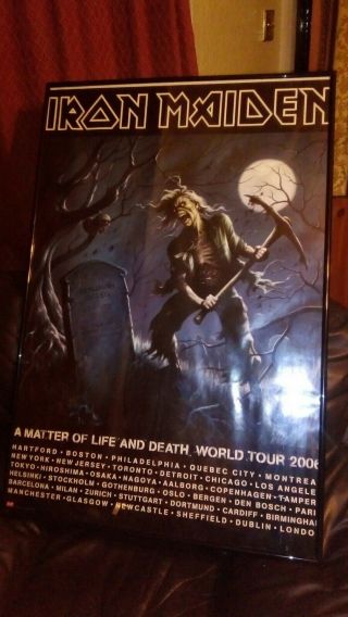 Iron Maiden 2006 A Matter Of Life And Death Tour Poster