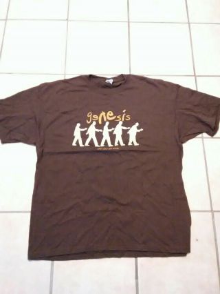 Genesis The Way We Walk 2xl T Shirt.  Phil Collins.  Mike Rutherford.  Tony Ban