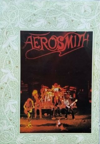 Aerosmith - European " Rocks " Tour 1976 - Programme 1976 & Rare