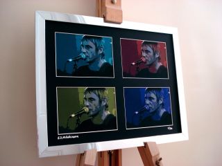Paul Weller Ltd Edition Signed Pop Art Canvas