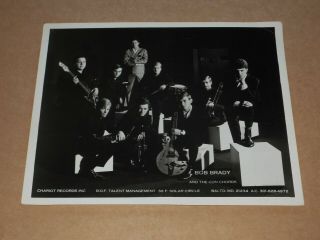 Bob Brfady & Con Chords 1967 10 X 8 Us Agency Publicity Photo