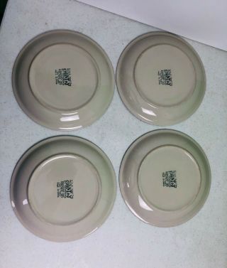 Folk Craft Moose Country Tienshan Green Sponge Dinner Plates Set Of 4 5