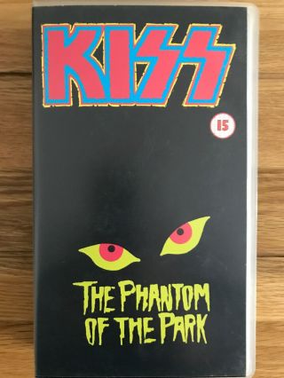 Kiss (meets) The Phantom Of The Park Vhs Ex Cond