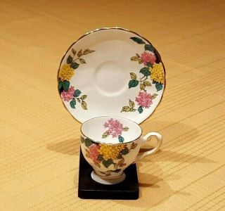 Vintage Tuscan Fine English Bone China Cup And Saucer Set