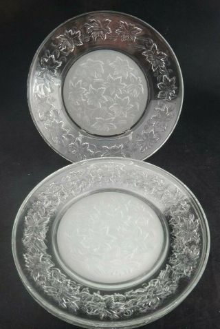 Set Of 4 - Vintage Princess House Fantasia Crystal Dinner Plates