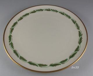 Franciscan Arcadia Green Cream Soup Bowl Underplates 6 7/8 " - Set Of 4 Plates