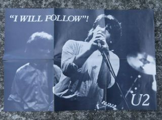 U2 - I Will Follow 1980 Us Poster Sleeve Picture Sleeve Poster Only (no Vinyl)
