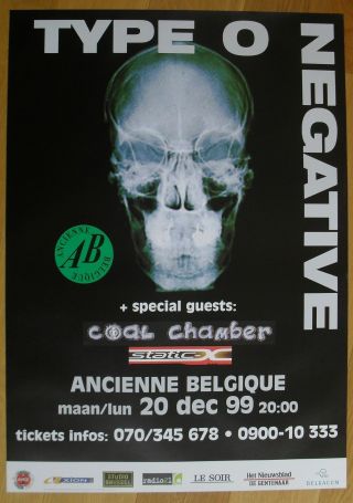 Type O Negative Concert Poster 