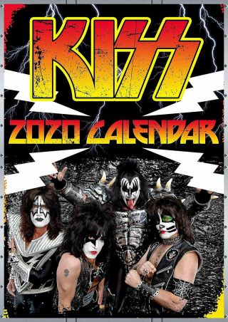 Kiss 2020 Calendar Large A3 Poster Size Wall,  Uk Postage