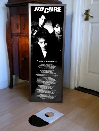 The Cure Charlotte Sometimes Promo Poster,  Lyric Sheet,  Goth,  Smiths,  Siouxsie