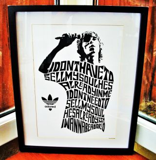 The Stone Roses/Ian Brown/I Wanna Be Adored A3 size typography art print/poster 2