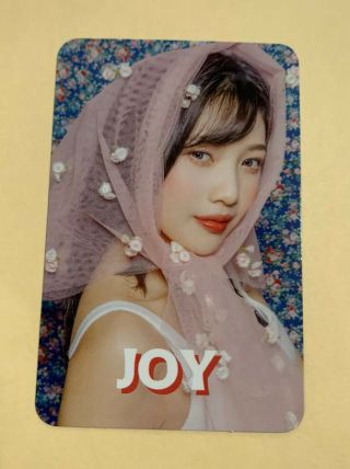 Red Velvet Sappy Japan Mini Album Official Joy Photo Card