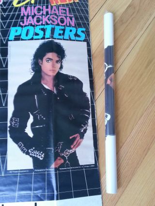 Michael Jackson Bad Rare 1987 Poster 24x36 Triumph 15 - 470