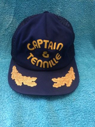 Captain & Tennille Concert Vintage Ball Cap Collectable Nwot Rare