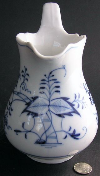 Vintage Meissen Porcelain Blue Onion Ernst Teichert Milk Jug Cream Pitcher 4