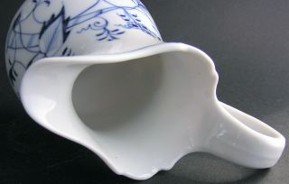 Vintage Meissen Porcelain Blue Onion Ernst Teichert Milk Jug Cream Pitcher 5