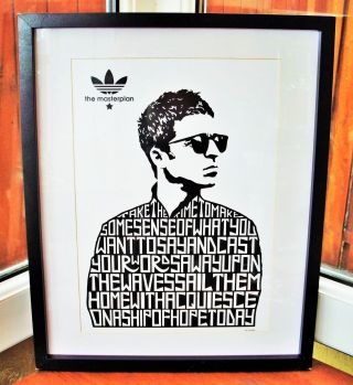 Oasis/noel Gallagher/the Masterplan A3 Size Typography Art Print/poster