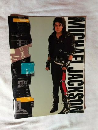 Michael Jackson Tour Book From Bad World Tour 1988 (usa Version)