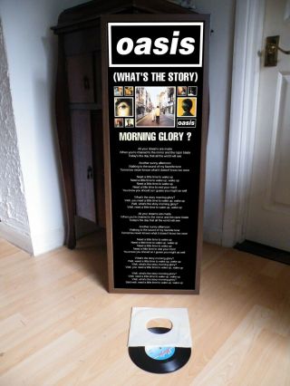 Oasis Morning Glory Poster Lyric Sheet,  Blur,  Wonderwall,  Back In Anger