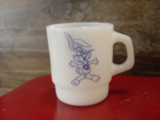 Fire - King Nestle Quik Chocolate Milk Flavoring Bunny Character Coffee Mug