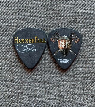 Hammerfall Pontus Norgren 2019 Thegreat Tour Issue Signature Guitar Pick Poodles