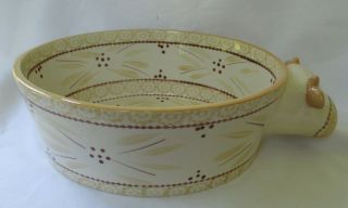 TEMP - TATIONS TEMPTATIONS OLD WORLD COW CASSEROLE WITH BASKET - SPECIAL LISTING 5
