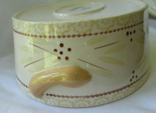 TEMP - TATIONS TEMPTATIONS OLD WORLD COW CASSEROLE WITH BASKET - SPECIAL LISTING 7