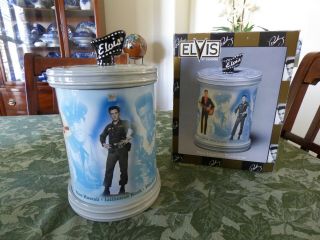 Elvis Presley Film Legends Vandor Ceramic & Tin Cookie Jar Offers Ok