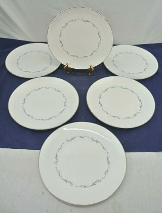 Royal Doulton English Fine Bone China,  Coronet Pattern,  6 Dinner Plates,  England