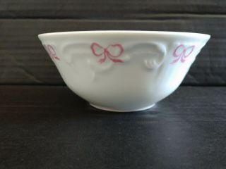 Vista Alegre Ruban Pink Fine Porcelain 5 Piece Place Setting 5