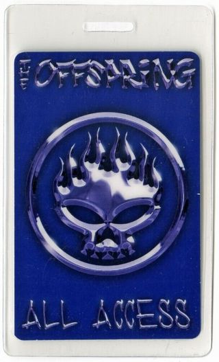Offspring Authentic 2001 Concert Laminated Backstage Pass Conspiracy Of One Tour
