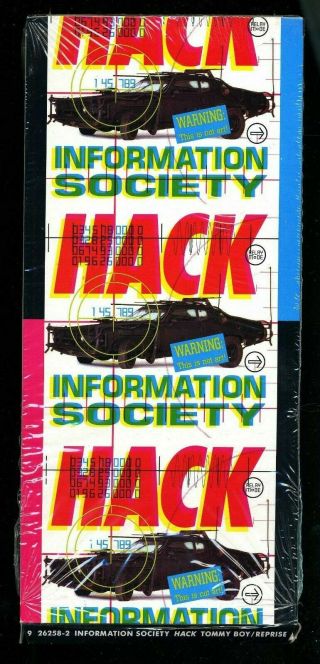 Information Society - " Hack " Empty Longbox No Cd Long Box Only